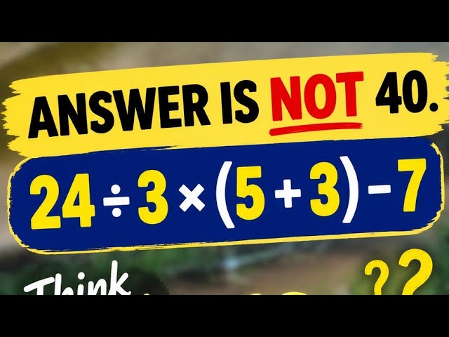 Brain teaser mathematics,who can solve this??