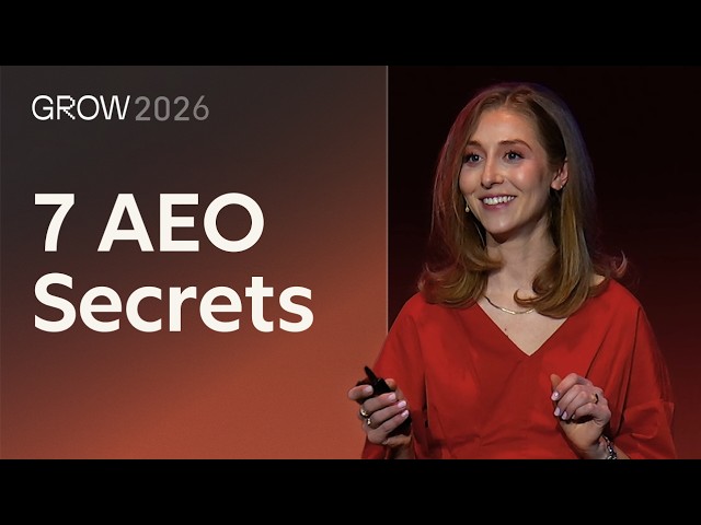 7 AEO Secrets I Discovered from Millions of AI Prompts | GROW ANZ 2026 | HubSpot Live