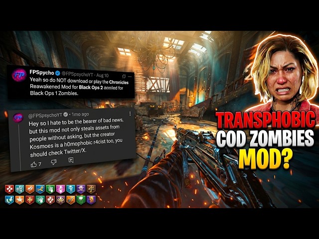 This COD Zombies Mod Is TRANSPHOBIC? | Chronicles Reawakened Black Ops 1 Custom Zombies