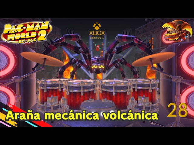 PACMAN WORLD RE PAC 2 PARTE 28: ARAÑA MECANICA VOLCANICA