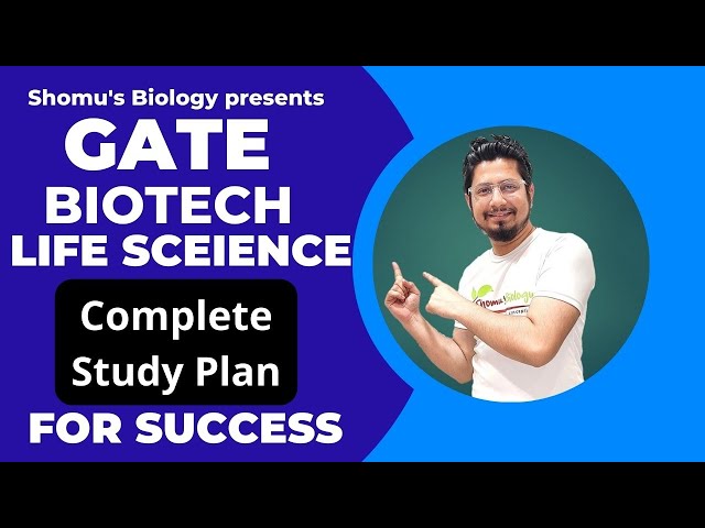 GATE Life science preparation tips | GATE biotech preparation strategy