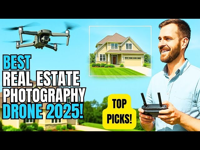Top 5 Best Drone For Real Estate Photography 2025!🔥🔥👍
