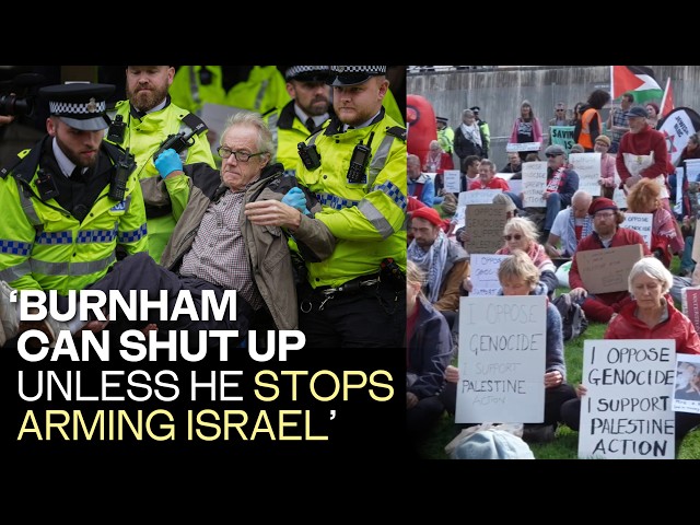 50 arrested at Palestine Action protest outside Labour conference