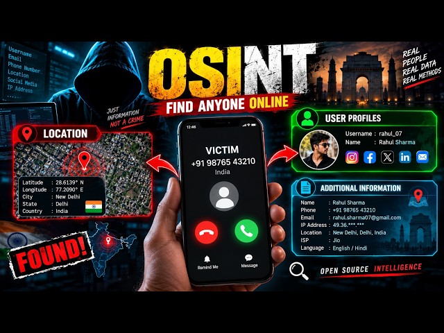 How to Track a Phone Number with Kali Linux? | (Ethical Hacking Demo)