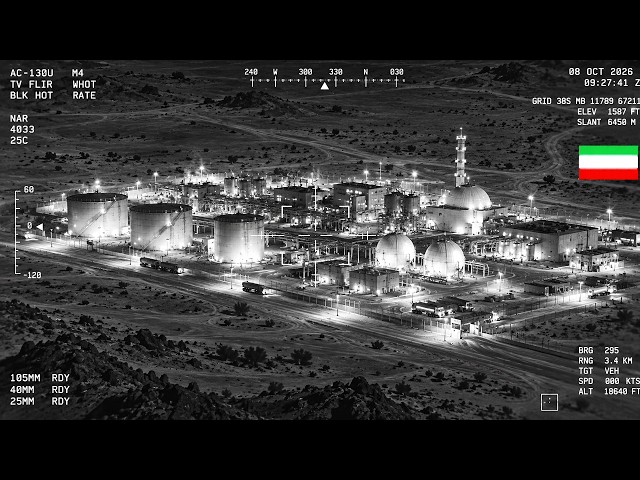 US Stealth Drone HIT HUGE Iran's Oil Refinery Depot near Hormuz by Guided Bomb Last Night | Arma 3