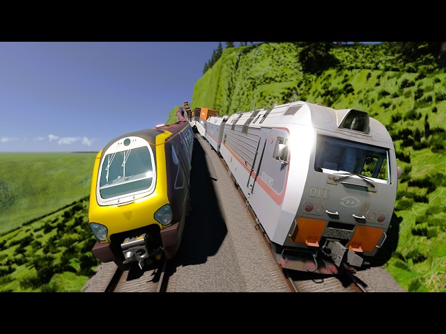 Extreme Train Crashes # 84 ( New map unlocked ) | 4K!
