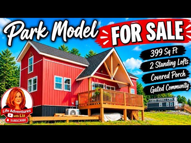 This Tiny Home Has SO Much Space! 399 Sq Ft Park Model FOR SALE