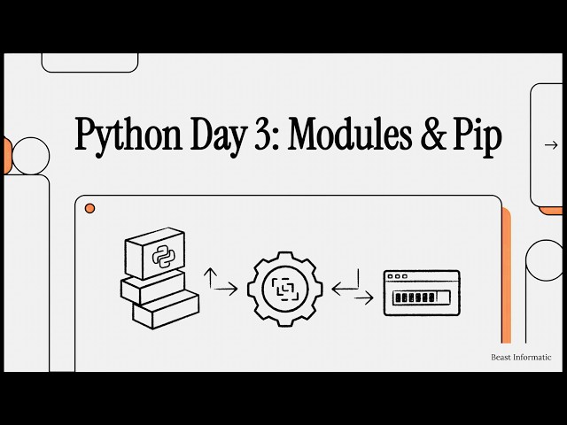 Modules and Pip | Python Tutorial - Day #3