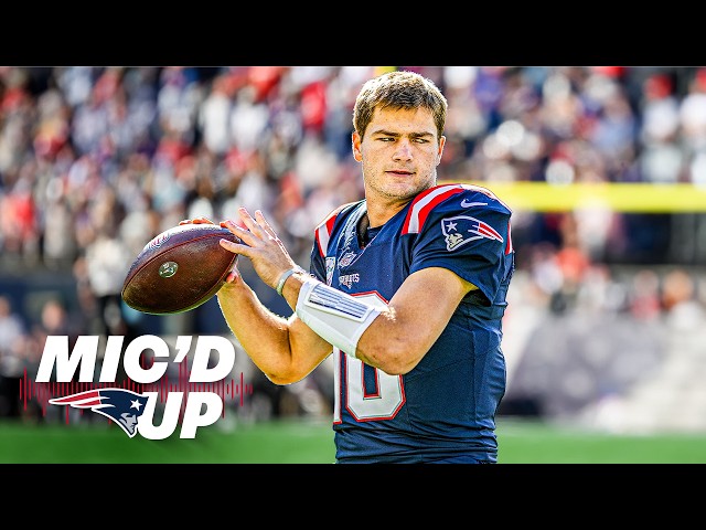 MIC'D UP: Drake Maye in Week 6 Division Win vs. New York Jets