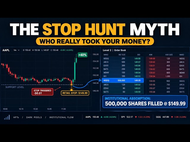 The Stop Hunt Myth: How Institutional Liquidity Sweeps Really Work — MarketFlash