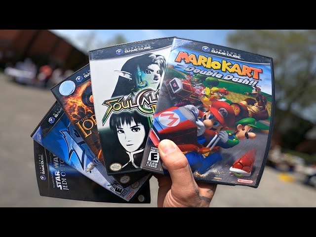 RARE GAMECUBE GAME HAUL FROM A GARAGE SALE