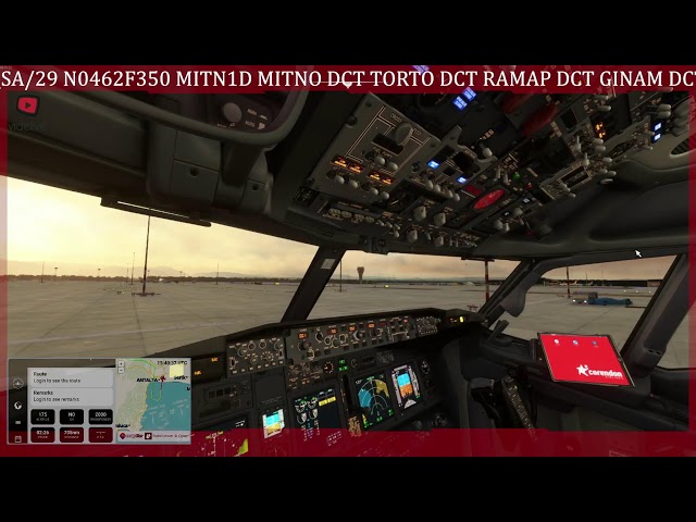 CORENDON AIRLINES | SARAJEVO (LQSA) ➔ ANTALYA (LTAI) | PMDG 737-800 MSFS2020 & IVAO | VIDELIVE®