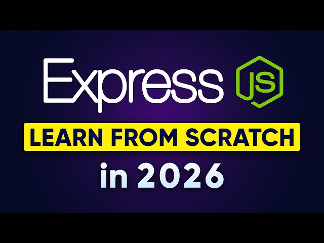 Express JS Crash Course for Beginners [Easy Way]