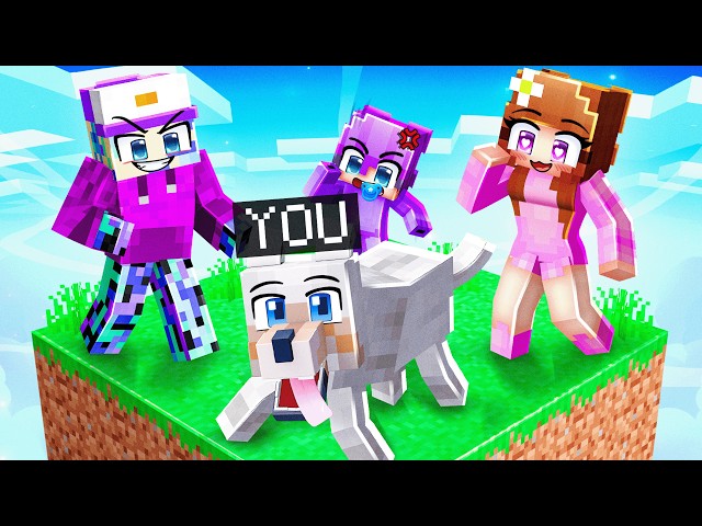You Join Dash as a DOG in Minecraft One Chunk...