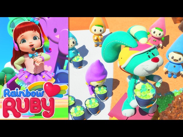 Magical Makeover For A Messy Garden! | Rainbow Ruby - WildBrain | Full Episodes for Kids