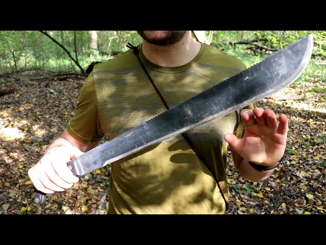 Ontario Sawback Machete 18", after 5 months of use
