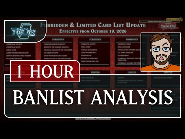 A Game Developers Analysis of the New Ban List