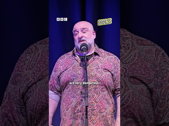 Omid Djalili tests his audience with some dark humour - BBC