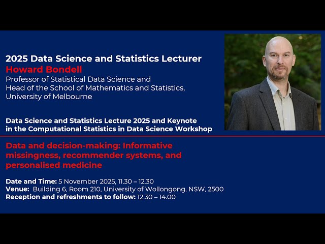 The 2025 Data Science and Statistics Lecture