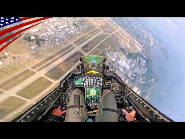 Inside the F-16 Viper as "Pull Up" Warnings Sound: Extreme Demo Flight