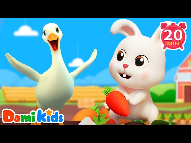 Old MacDonald and His Farm Friends 🚜 | Farm Friends | Nursery Rhymes | Domi Kids Animal Party