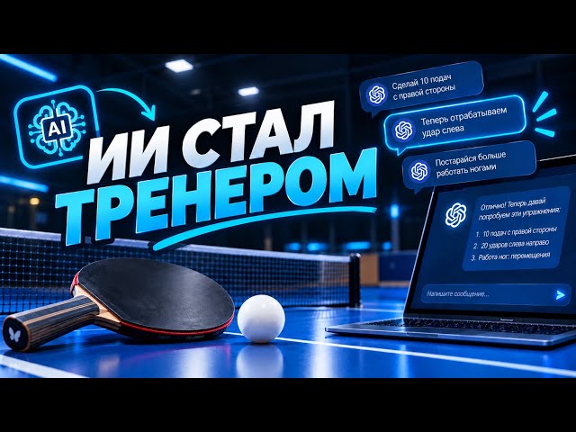 AI teaches you how to play table tennis! What came of it?
