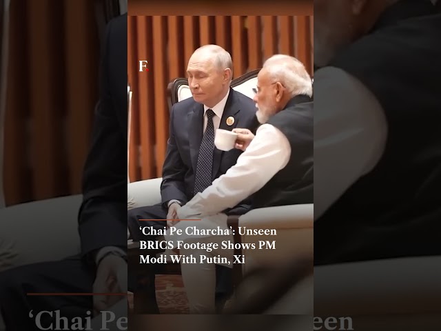 'Chai Pe Charcha’ Unseen BRICS Footage Shows PM Modi With Putin, Xi | N18 G