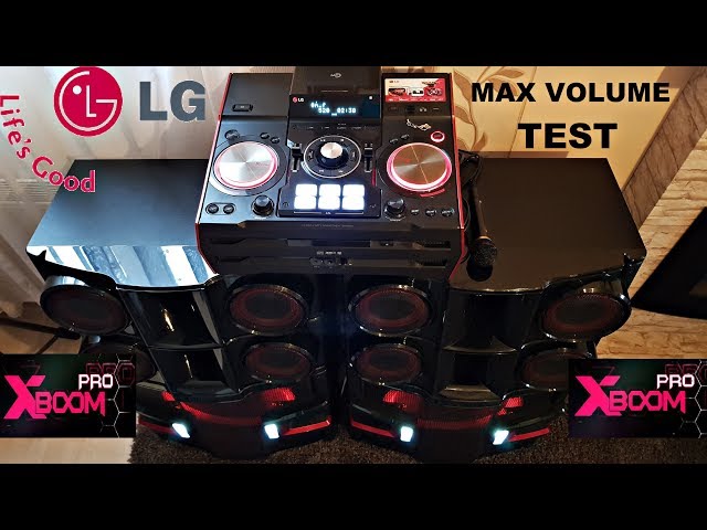 LG XBOOM PRO CM9940 - BASSBLAST VOLUME Test
