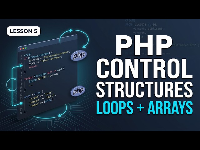 Lesson 5: PHP Control Structures, Loops & Arrays