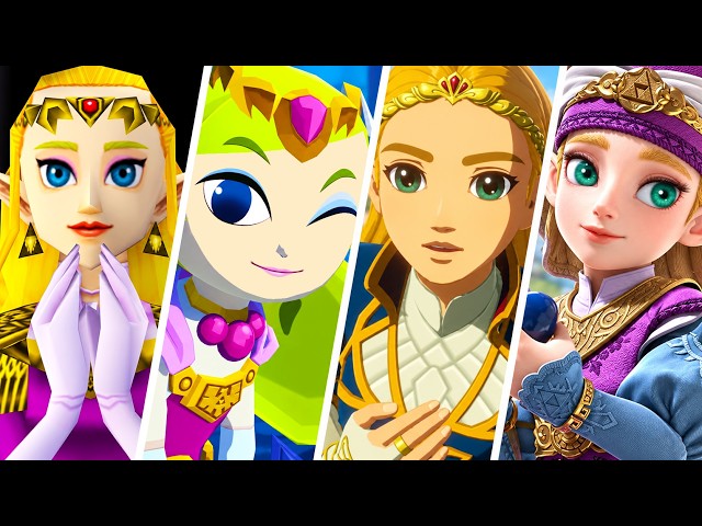Evolution of Princess Zelda (1986-2026)