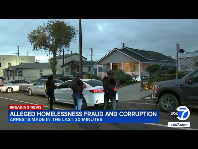 Arrests in crackdown over misuse of funds meant to combat L.A. homeless crisis