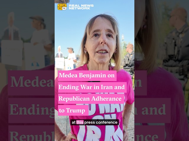 Medea Benjamin on Ending War in Iran and Republican Adherance to Trump