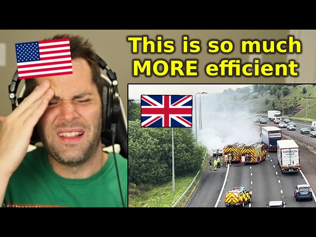 American Reacts to British Emergency Response on the M62