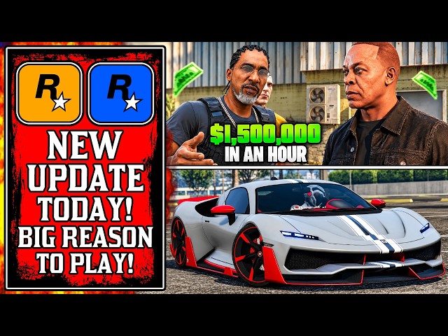 GTA Online Just Got MORE Rewarding... The NEW GTA Online UPDATE Today! (GTA5 New Update)