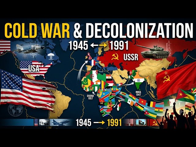 Cold War & Decolonization Explained | How 1945–1991 Changed the Modern World 🌍