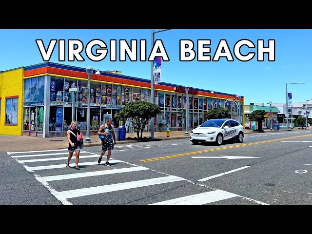 Virginia Beach Driving Tour, Virginia, USA - 4K