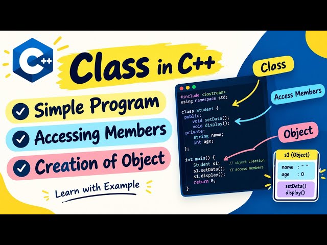 L30 Class in OOP in C++