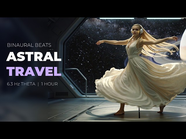 1 Hour of 6.3 Hz Theta Binaural Beats for Astral Projection and Deep Sleep