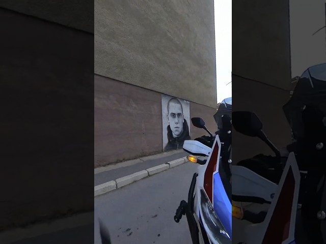 Insanely beautiful murals in Majdanpek Serbia #africatwin #serbia #majdanpek #murals