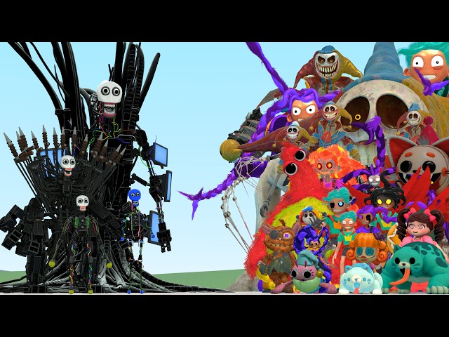 New Culmination E.L.B.E.R.R. & R.R.E.B.L.E Vs All Poppy Playtime Chapter 5 Fanmade In Garry's Mod