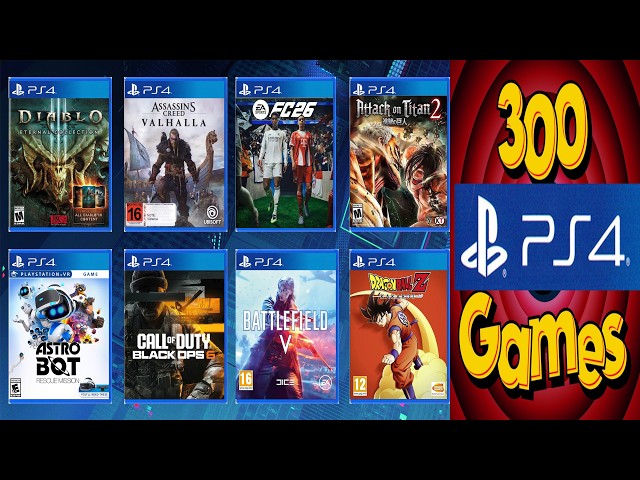 Top 300 PlayStation 4 Games - The Ultimate LIST 2026