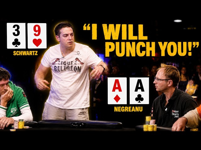 Top 9 Most Heated Poker Moments😱