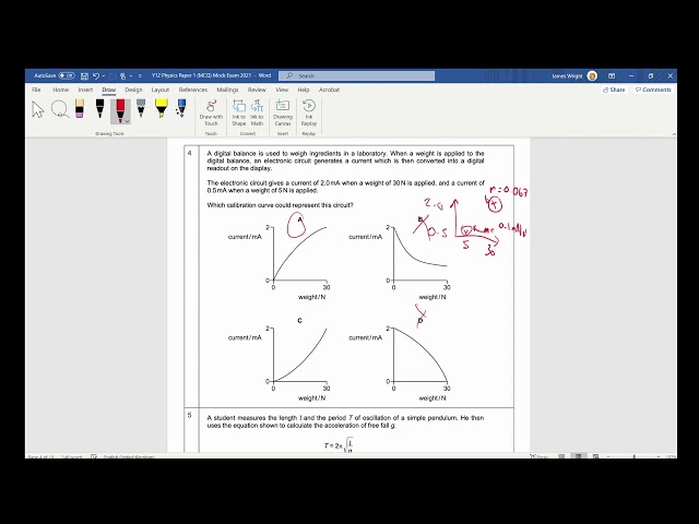GIS CIE AS Physics Mock Exams 2021: Year 12 MCQ