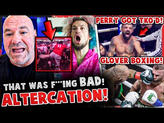 UFC FIGHTER IN MAJOR ALTERCATION! Mike Perry TKO'd IN 1 RD! Glover BOXING w/ Alex Pereira in CORNER!