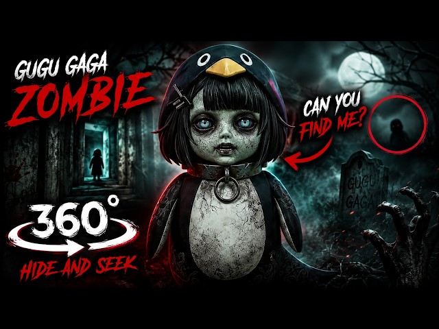 🧟‍♀️ GUGU GAGA ZOMBIE Is Hiding Somewhere... Can You Spot It? | 360°