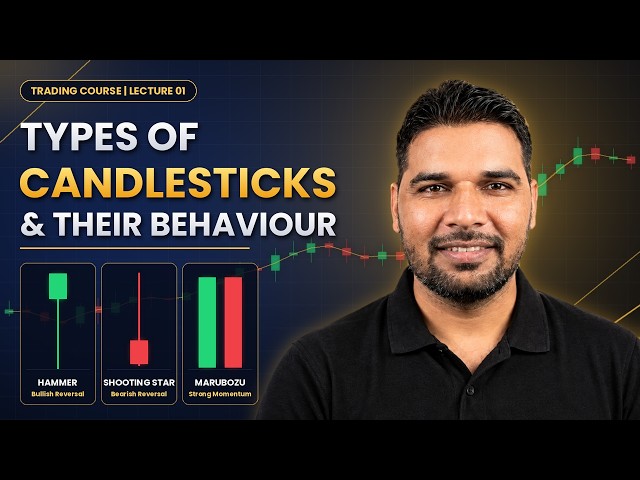 Types of Candlesticks & Their Behaviour Explained | Trading Course for Beginners | Lecture 01