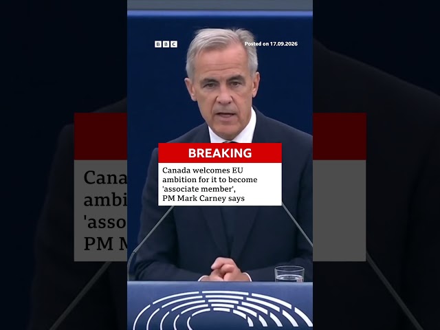 Canada welcomes EU ambition for it to become 'associate member', - Mark Carney. #BBCNews