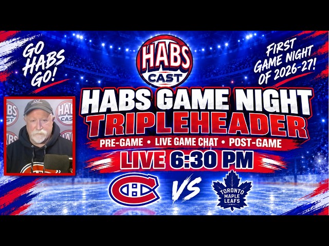 Habs vs Leafs LIVE: Pre-Game, Live Game Chat & Post-Game