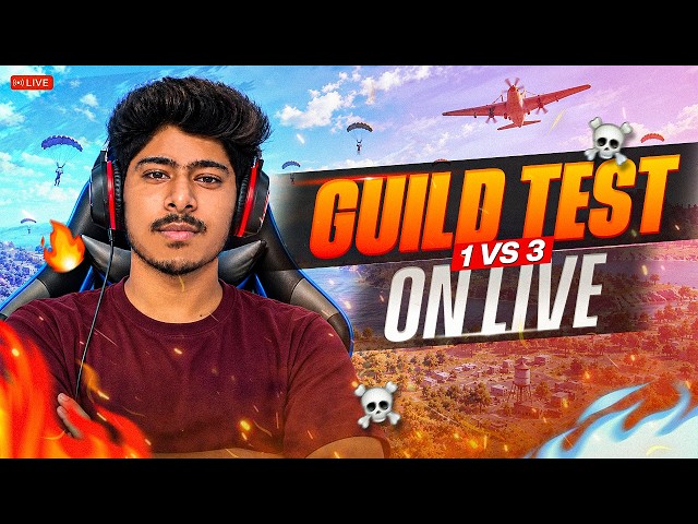 🔴 FREE FIRE LIVE🔥CUSTOM ROOM | 1V3 GUILD TEST 💀 | NG GAMER | ff live  #fflive #freefirelive #liveff