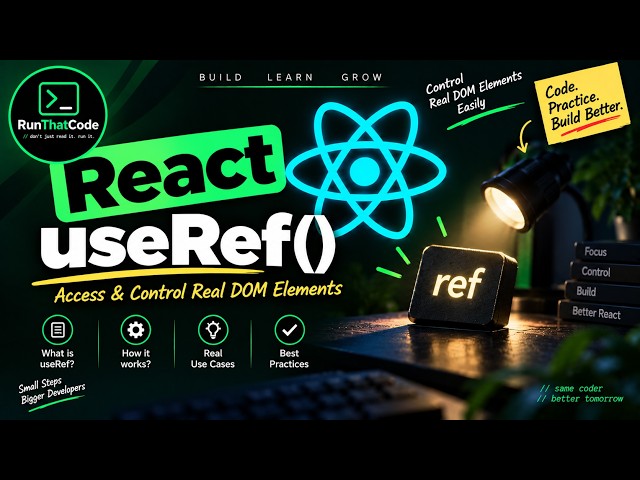 React useRef Hook Explained with a Real Example | Beginner Friendly